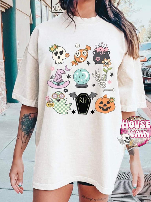 Spooky Collage TEE SHIRT