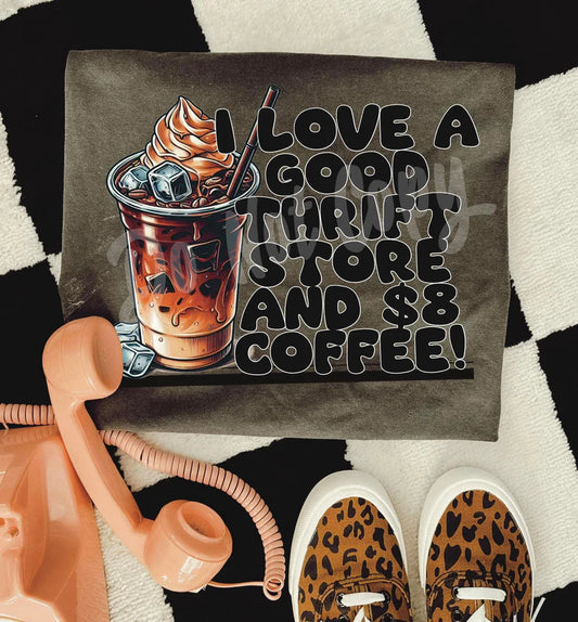 Thrift Store $8 Coffee