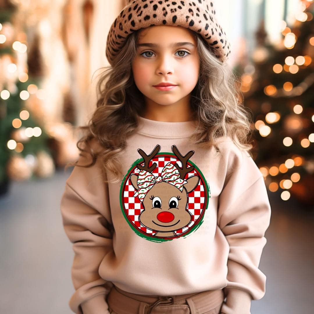 Reindeer Girl - SWEATSHIRT (YOUTH)