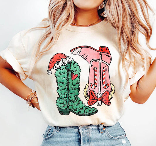 Christmas Boots - TEE SHIRT