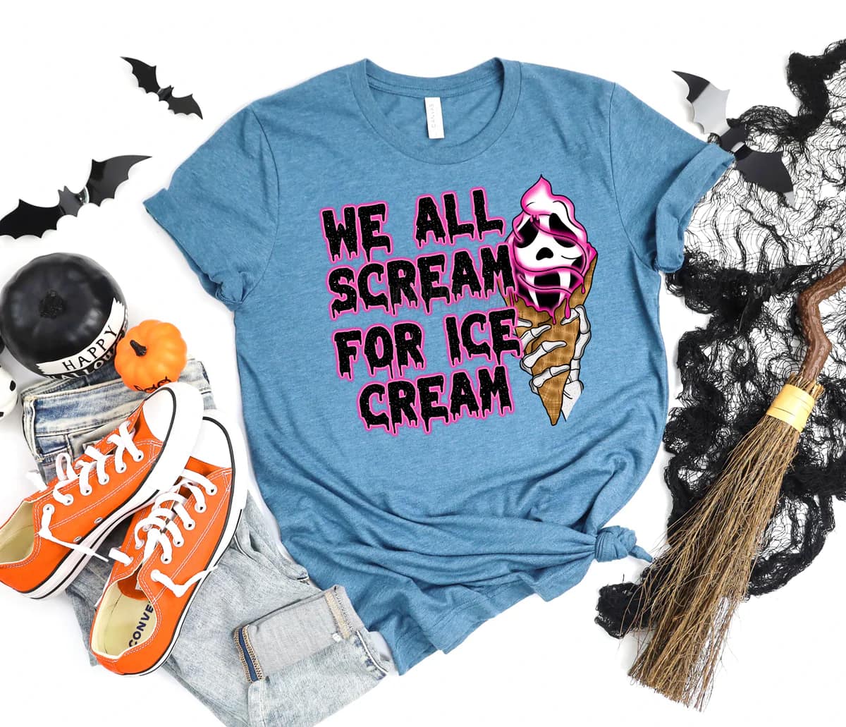 We all scream for ice cream TEE SHIRT