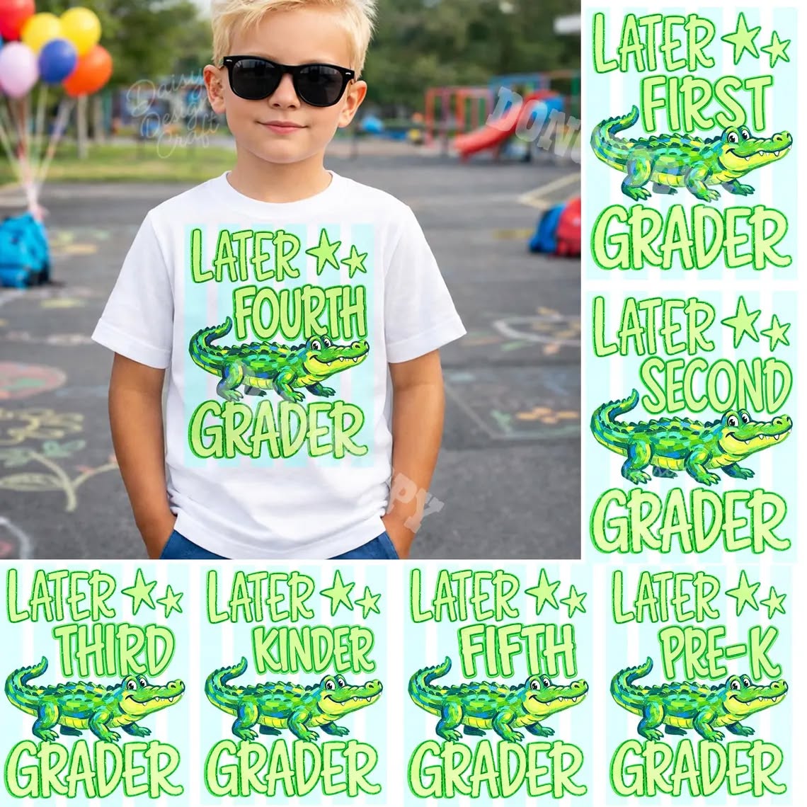 Green Later Gator- Grade Tees
