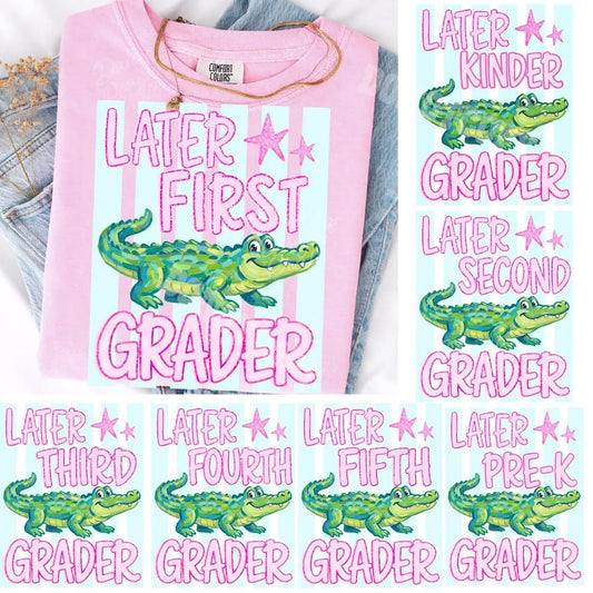 Pink Later Gator- Grade Tees