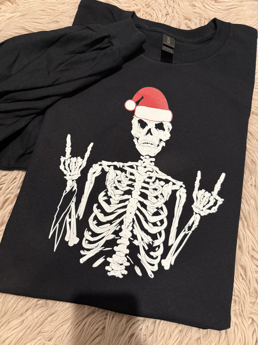 Santa Skelly Tee shirt